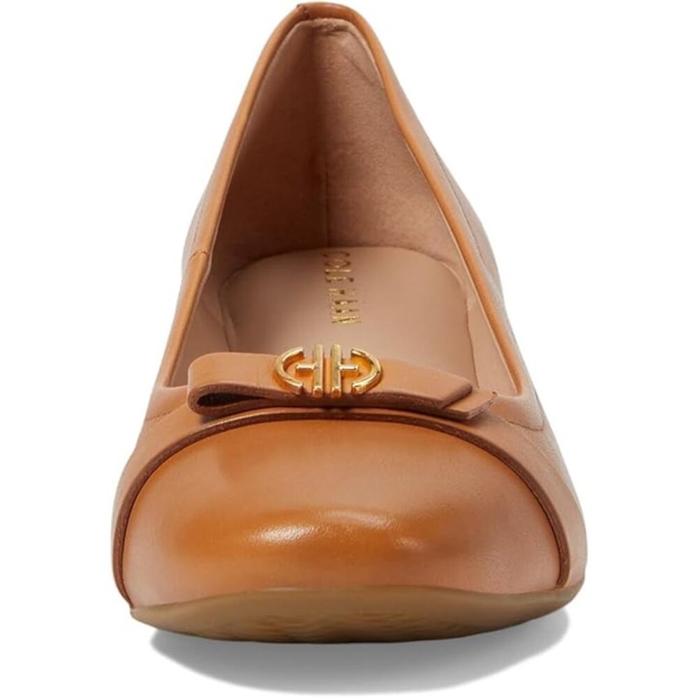 Cole Haan Tan Wedge Pumps - Picture 4 of 12